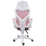 Cadeira Gamer Rocket Branca com Rosa Cgr10brs Vinik - 3