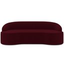 Ver imagem 3 de Sofá 4 Lugares Curvo Sala de Estar Living Lótus D02 Veludo Marsala 280 cm C-278 - Lyam Decor