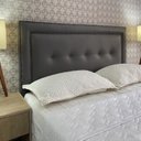 Ver imagem 1 de Cabeceira Queen 160 Cama Box Diamond 2 Veneza 05 Cinza Corano com Pés Rbl