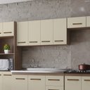 Ver imagem 1 de Armário Aéreo Mara 120 cm 4 Portas Moblis: Savana Off White