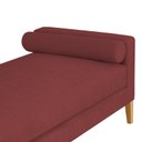 Ver imagem 2 de Recamier Berlim 1,20m Suede Bordo - Inova Decorações