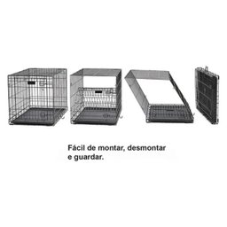 Gaiola Pet Gato Porquinho da India Hamster Filhote Animal de Estimaçao Bandeja Removivel Transporte  - 5