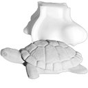 Ver imagem 1 de Forma de Silicone Tartaruga Pequena Decorativa Artesanato para Gesso, Concreto e Resina