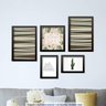 Conjunto 5 Quadros Decorativos Home Sweet Home Linhas Los Quadros - 2