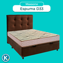 Ver imagem 4 de Kit Cabeceira + Cama Box Bau + Colchão Casal D33 Maxsono Paropas