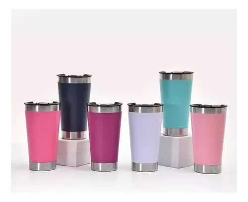 Copo Térmico Stanley Liso sem Logo Beer Pint 16oz 473ml Aço Inox, Abridor Rosa Stls8029-02rs - 3