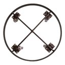 Ver imagem 6 de Suporte para Botijão de Gás C/ 4 Rodinhas Reforçado de Ferro