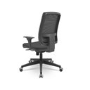 Ver imagem 3 de Cadeira Brizza Presidente Tela Base Nylon Mecanismo Slider Crepe Preto T11