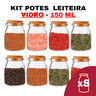 Kit Potes de Temperos e Condimentos Leiteira Grande 150ml:8 - 3