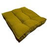 Almofada Futon Decoração 45x45 Cm Mostarda Novita - 1