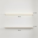 Ver imagem 4 de Painel Ripado para TV até 75 Polegadas com LED 100% MDF 230CMX220CM 2 Prateleiras Roma