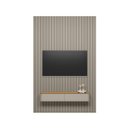 Ver imagem 6 de Painel Ripado Modular 180cm Ozero Mdp/mdf Nicho Arredondado Gris/tauari Fosco G77 - Gran Belo