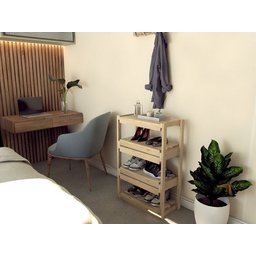 Sapateira Portatil Design Escadinha Dobravel Technox - 5