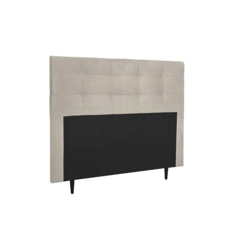 Cabeceira Cama Box Casal 140cm - Bege Suede