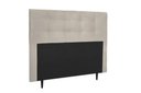 Ver imagem 1 de Cabeceira Cama Box Casal 140cm - Bege Suede