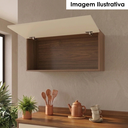 Ver imagem 5 de Armario Aereo Geladeira 79 cm Mara Savana Preto Mobbs
