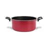 Caçarola com Tampa 24 Cm 4,3 L Revestimento Pro-flon Antiaderente Cor Borgonha Linha Anis Brinox Bor - 2