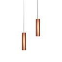 Ver imagem 1 de Kit 2 Pendente Tubo 710 - Gu10 para Mini Dicroica - 20cm Cobre