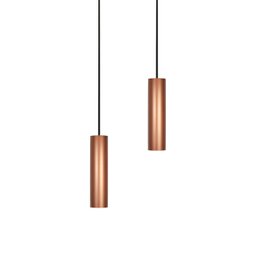 Kit 2 Pendente Tubo 710 - Gu10 para Mini Dicroica - 20cm Cobre - 1