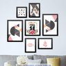 Conjunto 7 Quadros Decorativos Palavras Motivadoras Los Quadros - 2