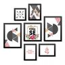 Conjunto 7 Quadros Decorativos Palavras Motivadoras Los Quadros - 1