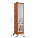 Ver imagem 2 de Sapateira Lia 44cm Porta com Espelho Cinamomo