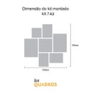 Ver imagem 3 de Conjunto 7 Quadros Decorativos Formas Geométricas Los Quadros