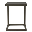 Ver imagem 4 de Mesa Lateral em C Tampo Liso Chapa de Alumínio - Preto
