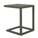 Ver imagem 3 de Mesa Lateral em C Tampo Liso Chapa de Alumínio - Preto