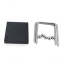 Ver imagem 2 de Pêndulo de Newton C Base Preta Suporte Metal Enfeite para Decoração de Mesa Escritório Sala