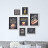 Conjunto 7 Quadros Decorativos Home Style Hamburguer Los Quadros - 2