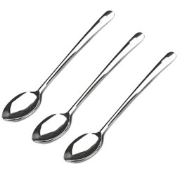 Kit 3 Colheres Grandes para Arroz Aço Inox Colher para Servir Utensílio de Cozinha Brinox - 1 Kit 3 Colheres Grandes para Arroz Aço Inox Colher para Servir Utensílio de Cozinha Brinox - 1