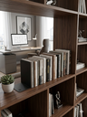 Ver imagem 2 de Aparador para Livros Bibliocanto Organizador de Mesa Aço Reforçado Estilo Moderno Preto
