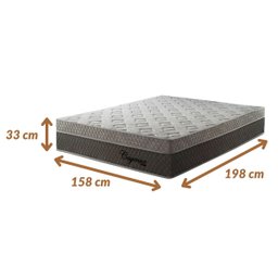 Colchão Queen Umaflex Casal Cayenne Molas Ensacadas 1,58 x 1,98m -  - 3