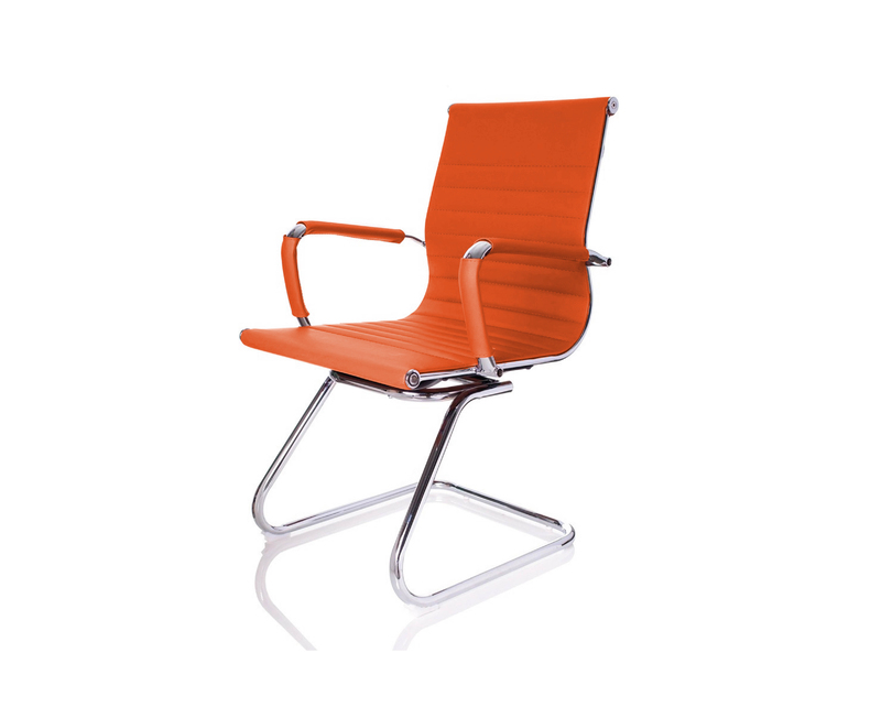 Cadeira Esteirinha Espera Laranja - D824-4a-g Bering