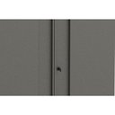 Ver imagem 3 de Armário Aéreo Lavanderia Multibox Aço 2 Portas C- Chave 80cm Preto-cinza - Telasul