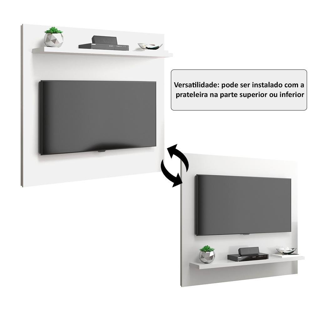 Painel Yan Branco Acetinado - Patrimar Móveis - 3