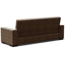Ver mais imagens de Sofá Cama Decorativo 210cm Beesley Suede Marrom - Gran Belo