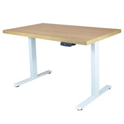 Mesa com Regulagem 1,20x70 Freijó com Estrutura Branco - 3