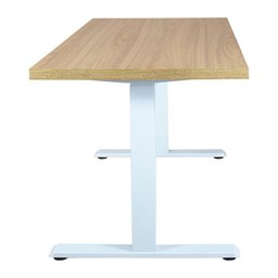 Mesa com Regulagem 1,20x70 Freijó com Estrutura Branco - 2