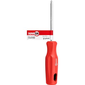Chave phillips 1/8x3" n.0 aço carbono - Nove54