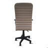 Cadeira Ergonômica Presidente Bege Executiva Home Office Nr17 Pistão a Gás Estofada - 7