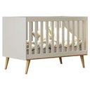 Ver imagem 7 de Berço Americano e Guarda Roupa Infantil Ludmila Off White Bétula com Colchão Ortobom Baby