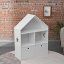 Ver imagem 2 de Casinha Infantil Organizadora com Baús Lina 100% Mdf Woodcore