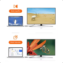 Ver imagem 7 de Cabo Adaptador Displayport para Hdmi 4k 60hz Alta Qualidade