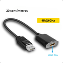 Ver imagem 3 de Cabo Adaptador Displayport para Hdmi 4k 60hz Alta Qualidade