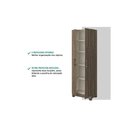 Ver imagem 5 de Armário Multiuso Casal 626 C/ 2 Portas e Pés Branco - Carraro