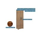 Ver imagem 4 de Armário Multiuso Casal 626 C/ 2 Portas e Pés Branco - Carraro