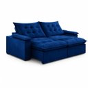 Ver imagem 4 de Sofá Liberty Retrátil e Reclinável 240m - Azul