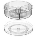 Ver imagem 1 de Kit 2 Organizadores Giratórios Multiuso 29cm e 31cm Dry Coza Temperos Maquiagens Cosméticos